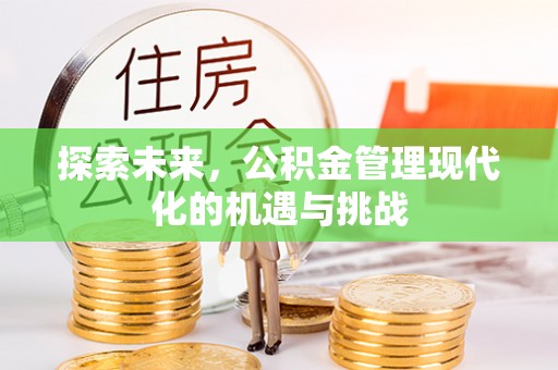 潞城探索未来，公积金管理现代化的机遇与挑战