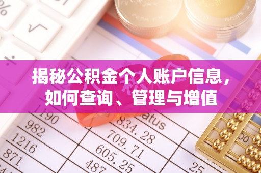 潞城揭秘公积金个人账户信息，如何查询、管理与增值