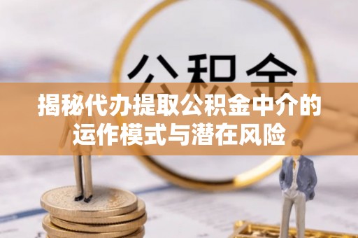 潞城揭秘代办提取公积金中介的运作模式与潜在风险