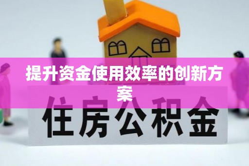 潞城提升资金使用效率的创新方案