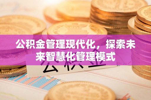 潞城公积金管理现代化，探索未来智慧化管理模式