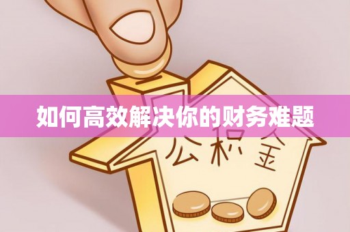 潞城如何高效解决你的财务难题
